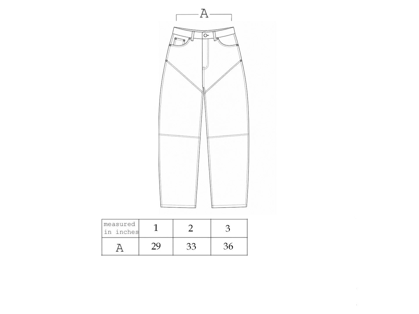 001 DENIM PANTS