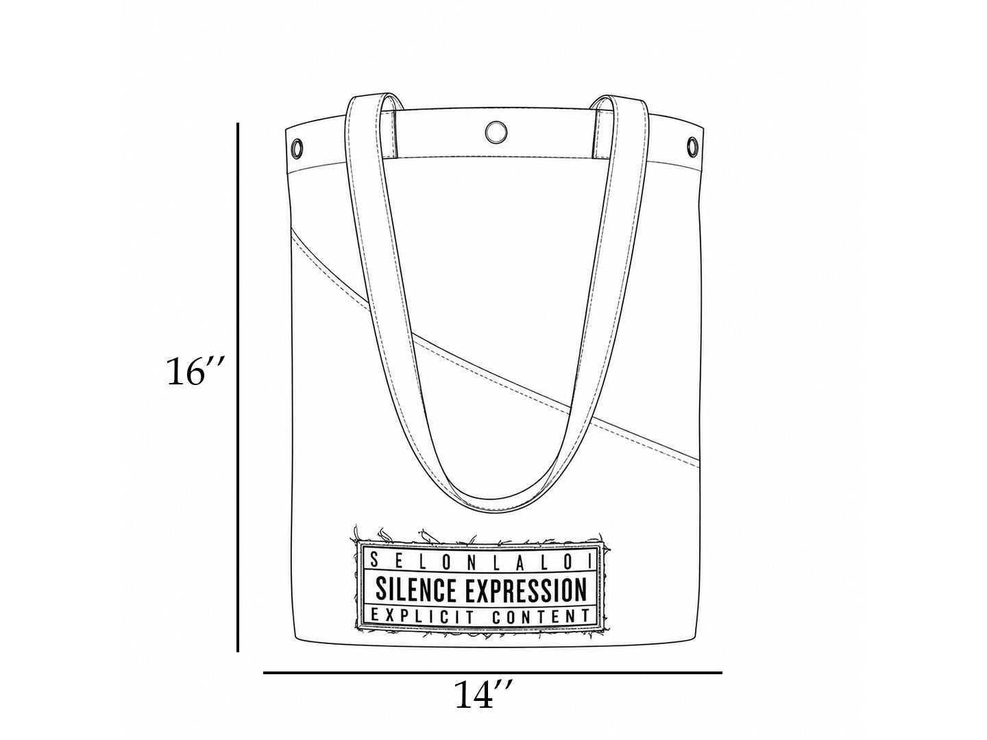 EXPLICIT CONTENT TOTE BAG