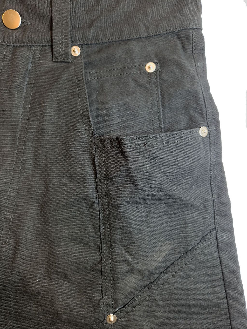 PIERCING WAXED CANVAS SHORTS